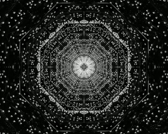 Neon Tunnel Fractal Octagon Vortex 5:4 Industrial 60fps Screensaver Vj Loop