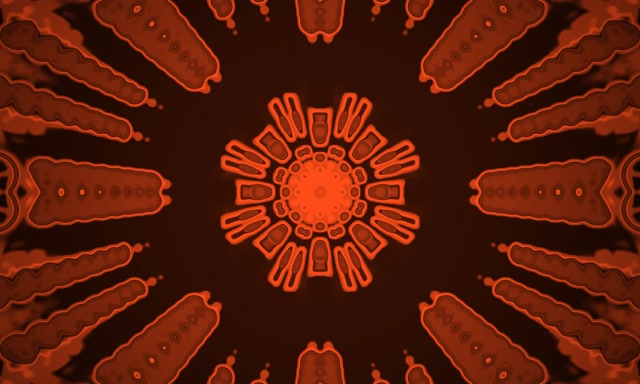 Pulsating Mandala Neon Tunnel 5:3 Wide 60fps Screensaver VJ Loop