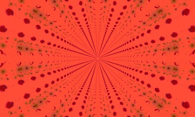 Radial Red Neon Tunnel Vortex 5:3 Wide 60fps Screensaver Loop