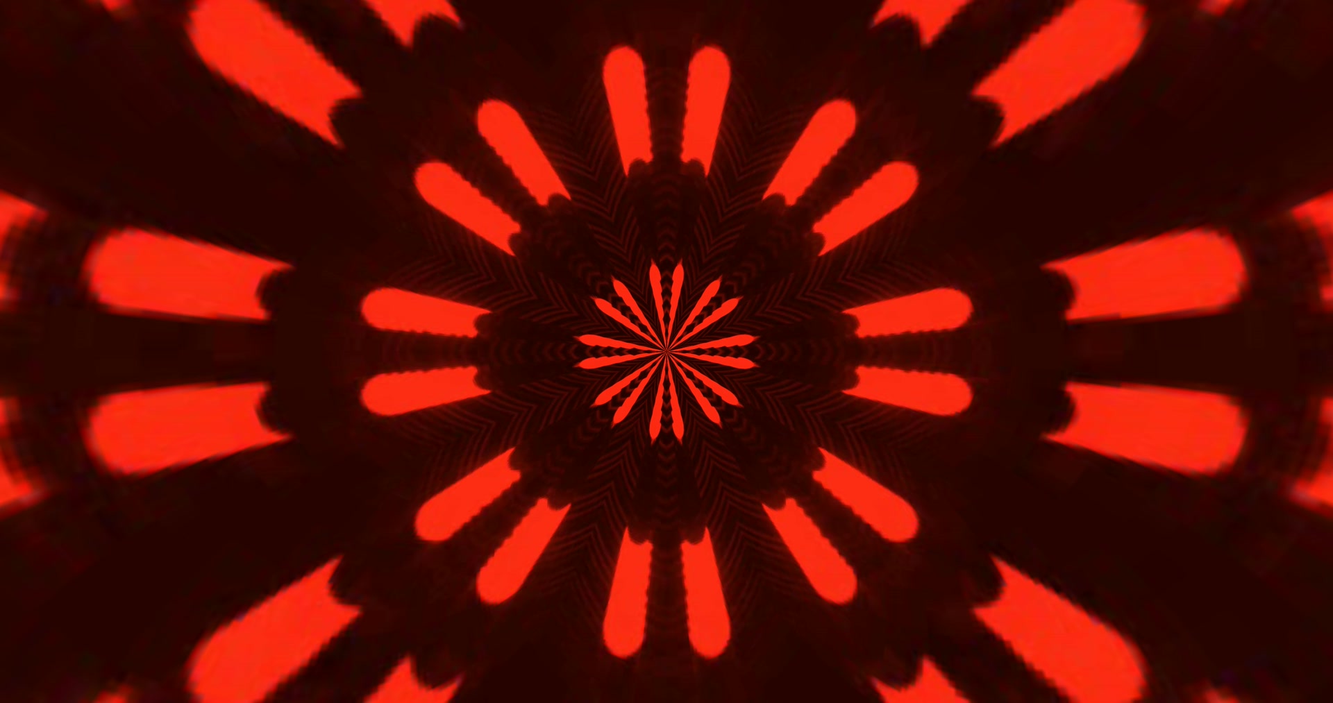 Túnel de Neó Carmesí Flor estalvi de pantalla 4K UHD 60fps estalvi de pantalla pc