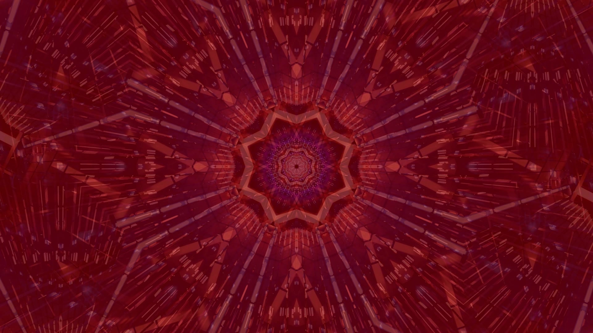 Túnel de Neó Vermell Estalvi de Pantalla 4K UHD 60fps Vj Loop PC Portàtil