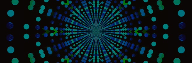 Neon Tunnel Dot Burst Kaleidoscope Vj Loop 3:1 Triple Wide 60fps Screensaver