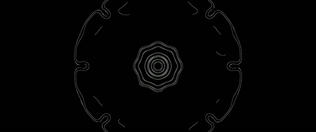 Túnel de Neó Blanc Protector de Pantalla 2.39:1 Cinemascope 60fps VJ Loop protector de pantalla pc