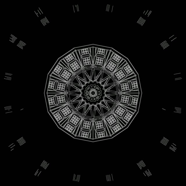 Neon Tunnel Mandala Wheel Screensaver Vj Loop 1:1 Square 60fps