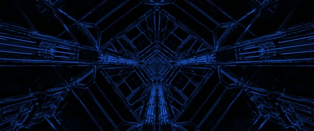 Túnel de Neó Blau Estalvi de Pantalla 60fps 2.39:1 Cinemascope VJ Loop PC Laptop