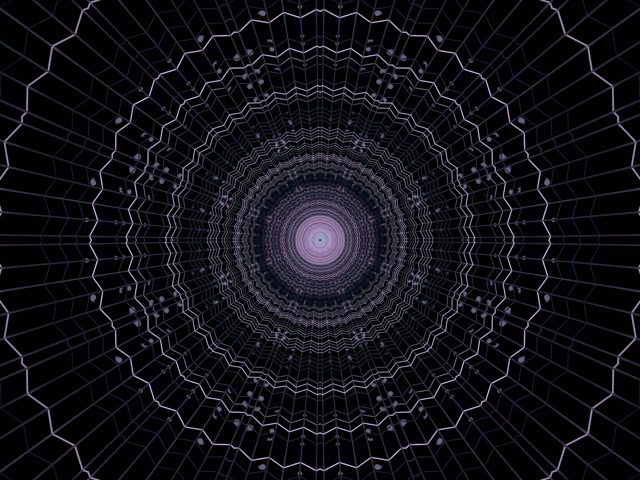 VJLoops Túnel Neon Violeta Teranyina Vòrtex 4:3 classic 60fps Salvapantalles