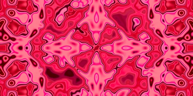 Neon Tunnel Pink Kaleidoscope Vj Loop 2:1 Univisium 60fps Screensaver
