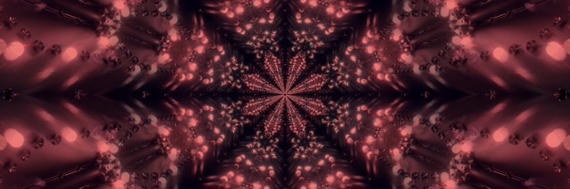 Neon Tunnel Fractal Kaleidoscope Burst Vj Loop 3:1 Triple Wide 60fps Screensaver