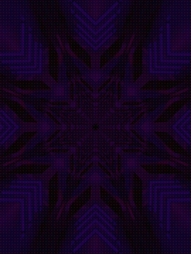 Túnel Neó Violeta Explosió Estrella Vj Loop 3:4 iPad Portrait 60fps Estalviapantalles