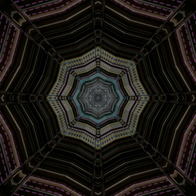 Túnel de Neó Estalvi de Pantalla 1:1 Square 60fps Geomètric Fosc VJ Loop