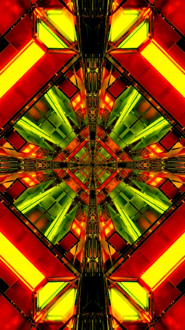 Túnel de Neó Graella Diamant VJ Loop 9:16 Reels 60fps Estalviapantalles