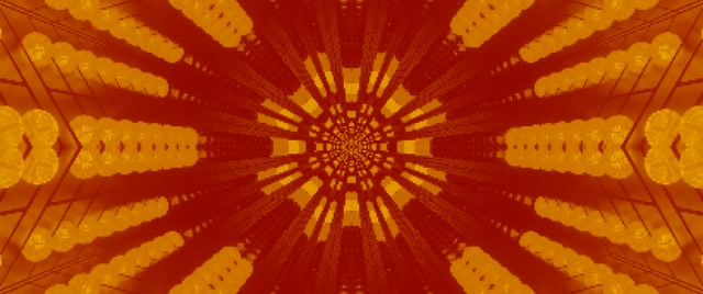 Túnel de Neó Calidoscopi Explosió Solar Radiant VJ Loop 2.39:1 Cinemascope 60fps Estalviapantalles