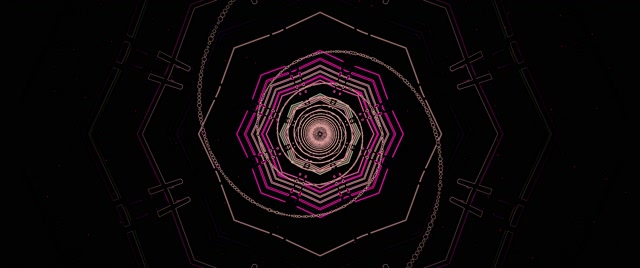 Túnel de Neó Vòrtex Octàgon VJLoops 2.39:1 Cinemascope 60fps Protector de Pantalla