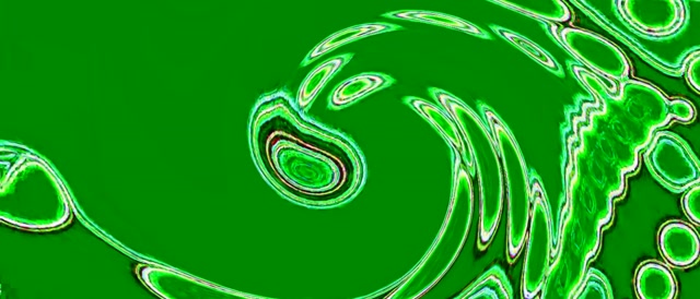 Protector de Pantalla Túnel de Neó Vòrtex Remolí Verd 21:9 Ultrawide 60fps Vj Loop