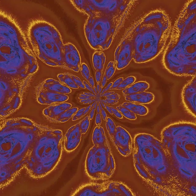 Túnel de Neó Explosió Caleidoscopi Fractal 1:1 Square 60fps Protector de Pantalla Vj Loop