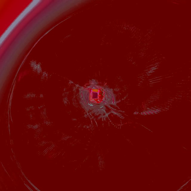 Túnel de Neó Vermell Vòrtex Estalvi de Pantalla | Vj Loop | 1:1 Quadrat | 60fps