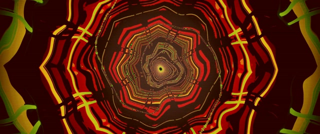 Túnel de Neó Octògon Vòrtex Espiral VjLoops 2.39:1 Cinemascope 60fps Estalvi de Pantalla