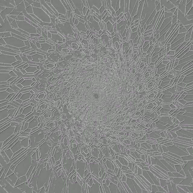 Túnel de Neó Explosió Radial Cristall 1:1 Square 60fps Protector de Pantalla Vj Loop