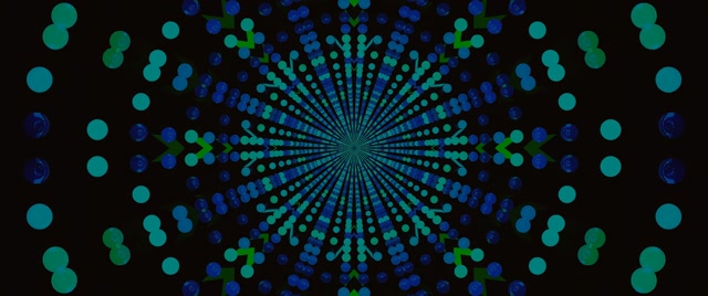 Neon Tunnel Kaleidoscope Dot Burst 2.39:1 Cinemascope 60fps Screensaver Vj Loop