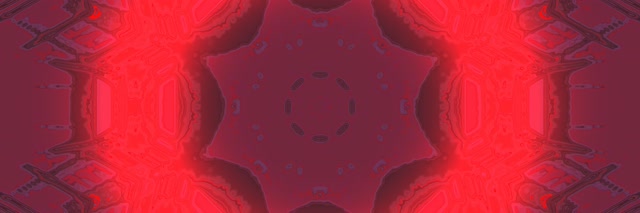 Neon Tunnel Red Eye Mandala Vj Loop 3:1 Triple Wide 60fps Screensaver