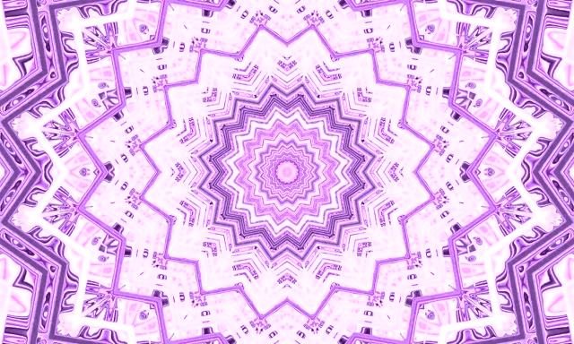 Růžovofialový Neon Tunel Mandala Šetřič Obrazovky 5:3 wide 60fps VJ Loop