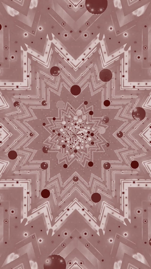 9:16 Reels karmínová fraktální hvězdný vortex neonový tunel 60fps Spořič obrazovky Live Wallpaper