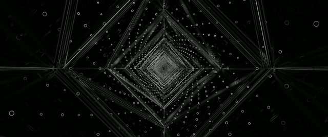 Tmavý Neon Tunel Spořič 60fps 2.39:1 Cinemascope VJ Loop PC Laptop