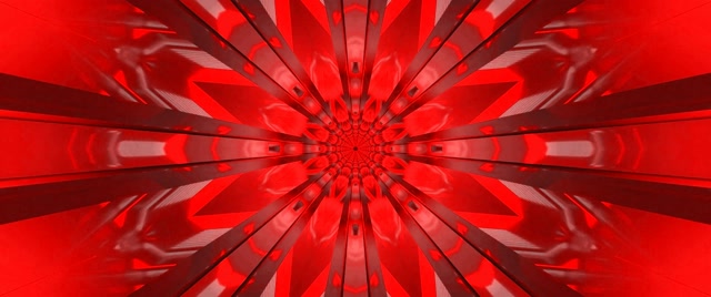 Červený Neonový Tunel Hvězdný Výbuch VJ Loop 2.39:1 Cinemascope 60fps Spořič