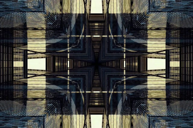 Neon Tunel Kaleidoskop Kříž VJLoops 3:2 Surface 60fps Spořič obrazovky