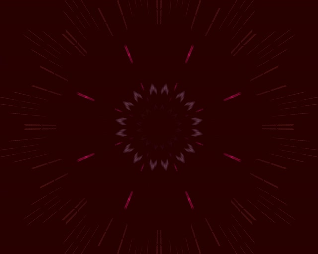 Neonový Tunel Fraktál Kaleidoskop Výbuch 5:4 průmyslový 60fps Spořič obrazovky VJ Loop