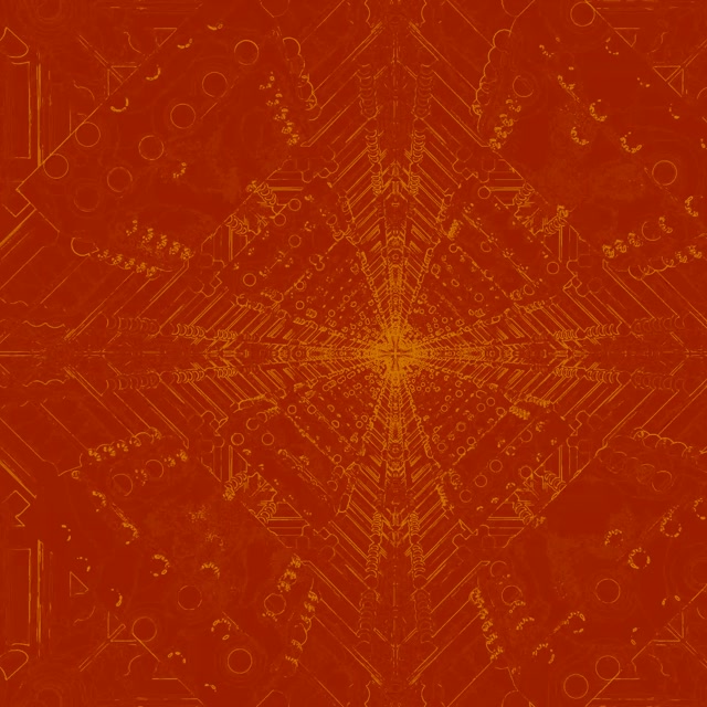 Neon Tunel Mandala Obvod Výbuch VJLoops 1:1 Square 60fps Spořič obrazovky