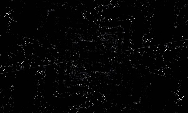 Neonový Tunel Roztříštěný Glitch Vír VJ Loop 5:3 Široký 60fps Šetřič Obrazovky