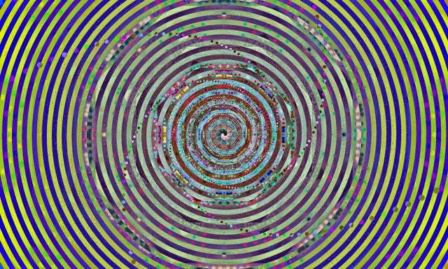Neon Tunnel Spiraling Rainbow Vortex 5:3 Wide 60fps VJ Loop Screensaver