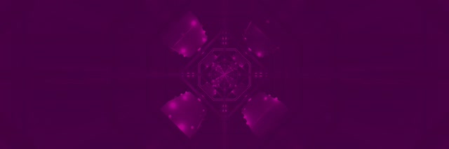 Fialový Neonový Tunel Spořič Obrazovky 3:1 Triple Wide 60fps VJ Loop PC Laptop