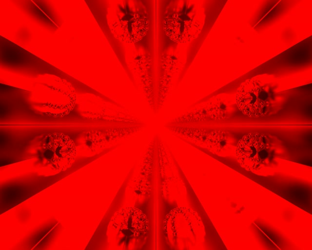 Fraktální Koruna Neon Tunel VJ Loop 5:4 Industrial 60fps Spořič