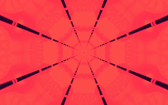 Neonový Tunel Červený Kaleidoskop Vj Loop 16:10 Macbook 60fps Spořič