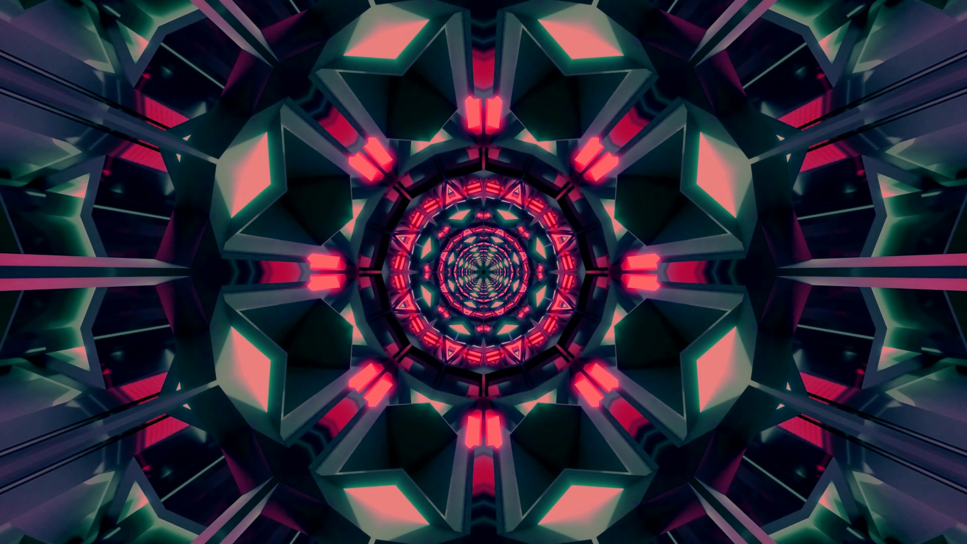 Twnnel Neon Screensaver 4K UHD 60fps | VJ Loop PC & Gliniadur