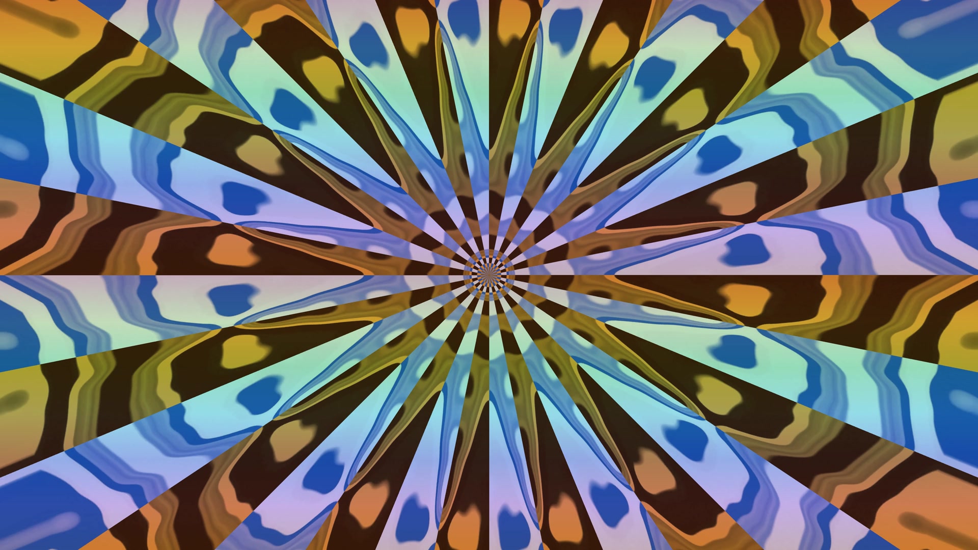 Caleidosgop Twnnel Neon 4K UHD 60fps Sgrin Arbedwr VJ Loop