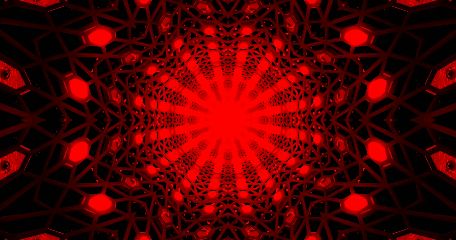 Twnnel Neon Coch Arbedwr Sgrin 4K UHD 60fps VJLoops PC Gliniadur