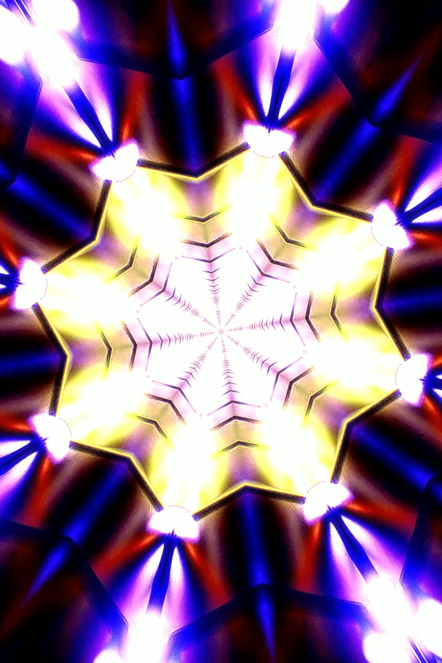 Neon Tunnel Kaleidoscope | 2:3 Portrait | 60fps VJ Loop Screensaver
