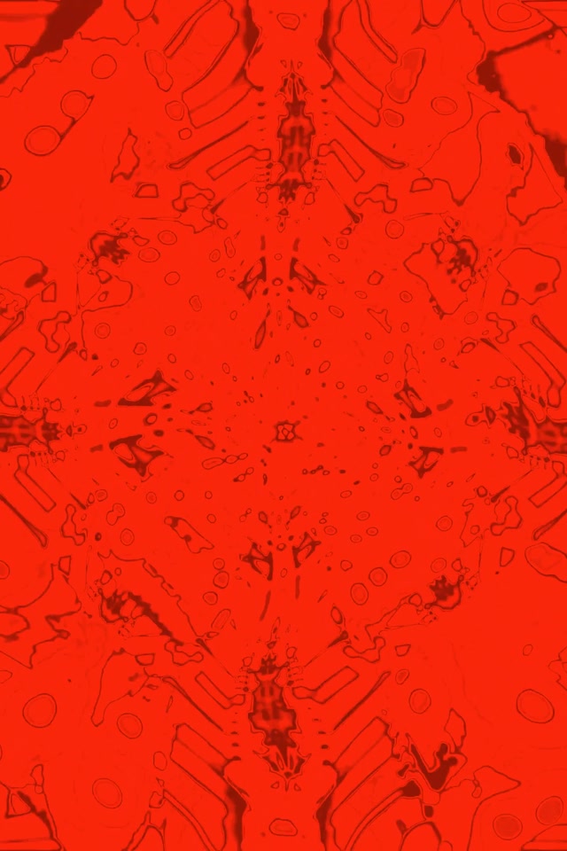Red Fractal Kaleidoscope Neon Tunnel 2:3 Photo Portrait 60fps Screensaver Vj Loop