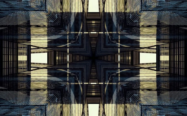 Neon Tunnel Mirrored City Grid Vj Loop 60fps 16:10 Macbook Screensaver