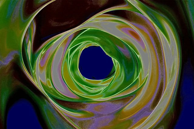 Twnnel Neon Arbed Sgrin 3:2 Surface 60fps Troell Gwyrdd Porffor VJLoops Windows 10 PC