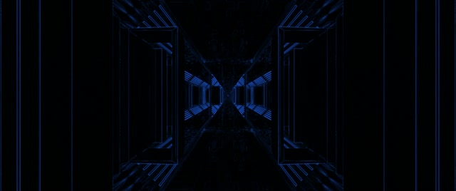 Twnnel Neon Glas Coridor Cymesur VJLoops 2.39:1 Cinemascope 60fps Sgrinarbedydd