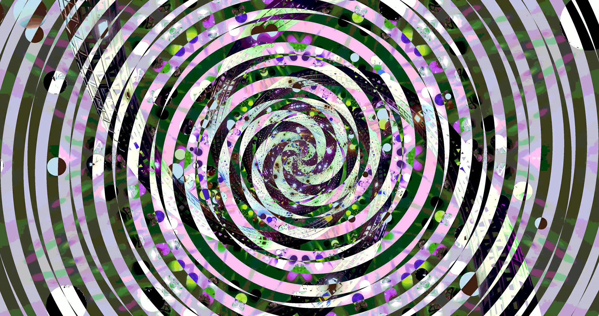 Twnnel Neon Spiral screensaver 4K uhd 60fps VJ loop screensaver pc