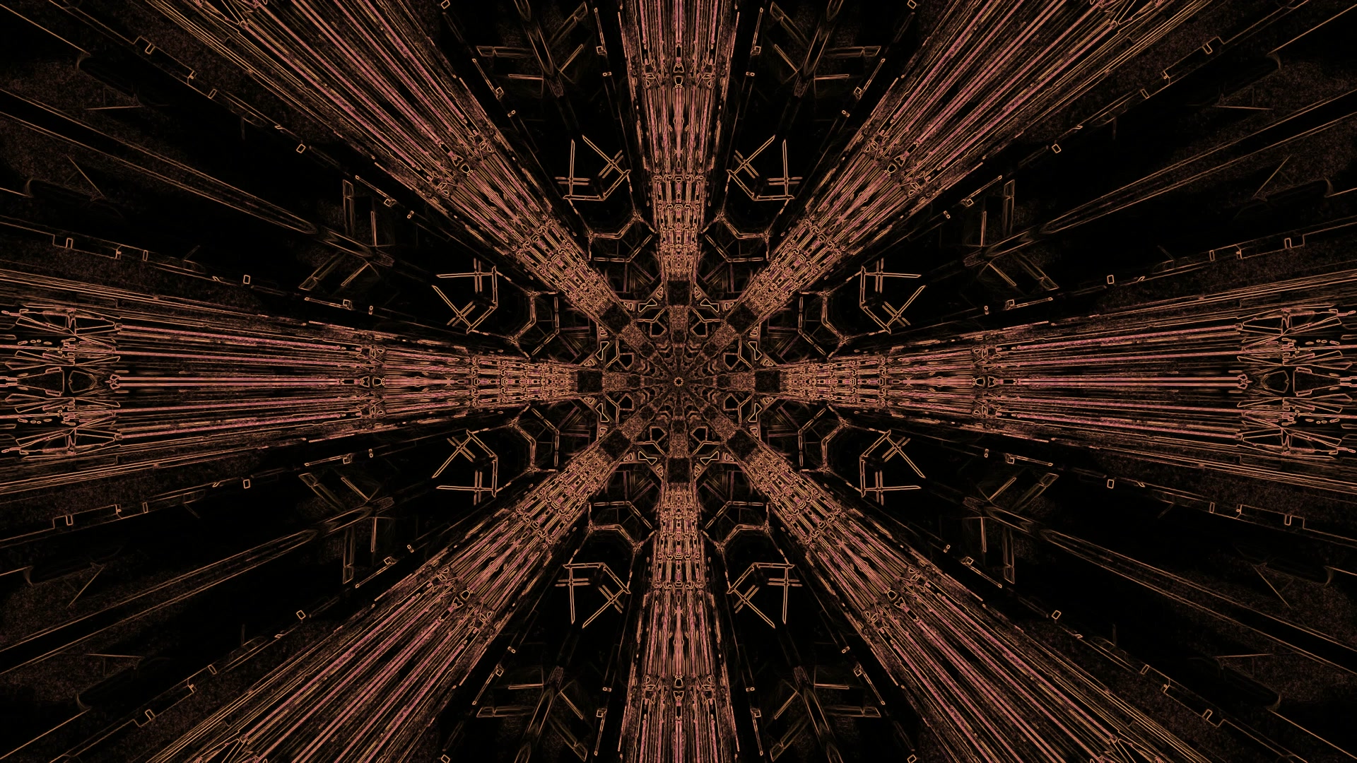 Twnnel Neon Coch Tywyll Screensaver 4K UHD 60fps VJ Loop