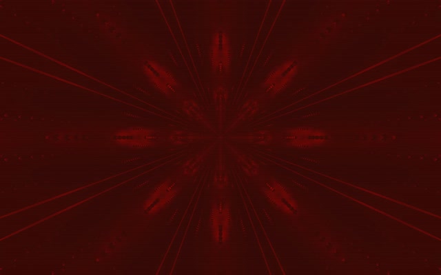 Twnnel Neon Coch Ffrwydriad Radiaidd VJ Loop 60fps 16:10 MacBook Arbedwr Sgrin