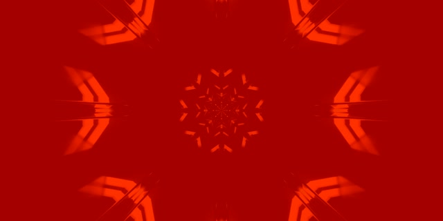 Twnnel Neon Coch Caleidosgop Sgrin Arbedwr 2:1 Univisium 60fps VJ Loop