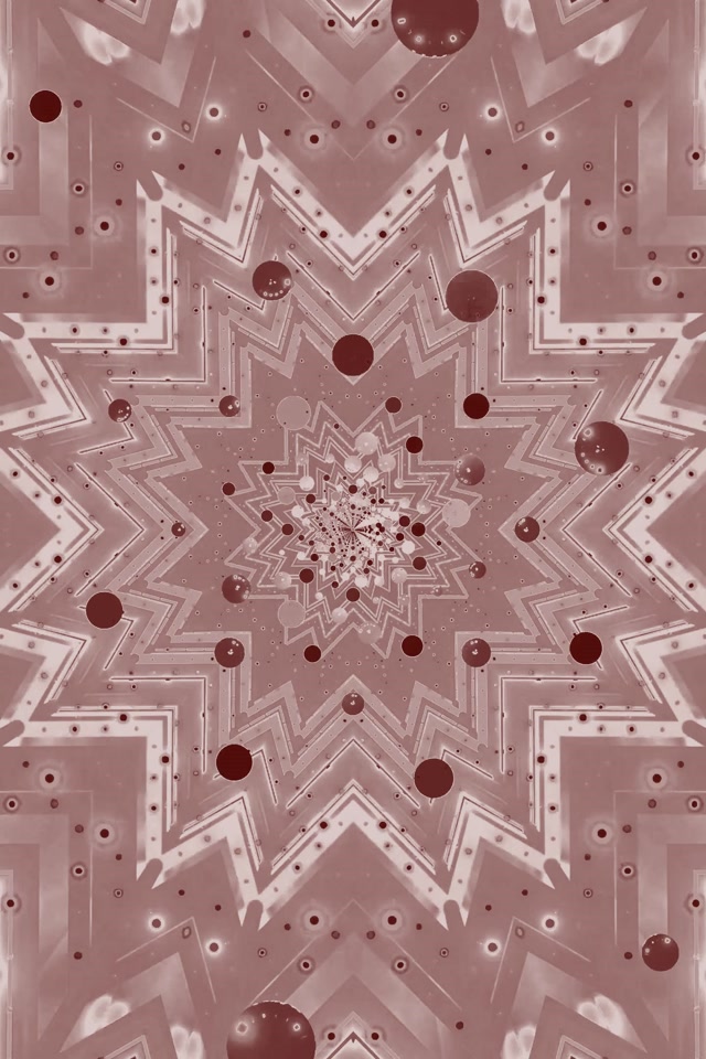 Twnnel Neon Star Burst Kaleidoscope VJ Loop 2:3 Photo Portrait 60fps Screensaver