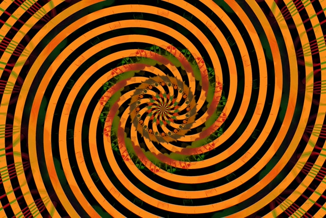 Troellffordd Troell Oren Hypnotig Twnnel Neon 3:2 Surface 60fps Sgrin Arbedwr VJLoops